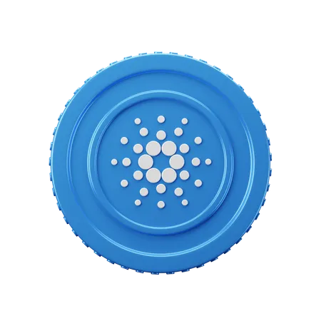 Moeda Cardano ADA  3D Icon