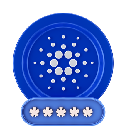 Mot de passe cardano  3D Icon