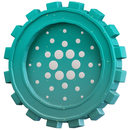 Cardano-Münze  3D Icon