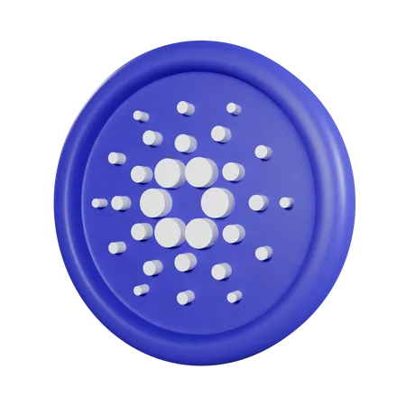 Cardano-Münze  3D Icon