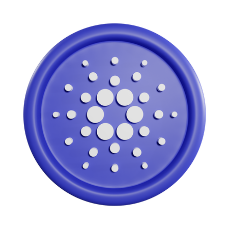 Cardano-Münze  3D Icon