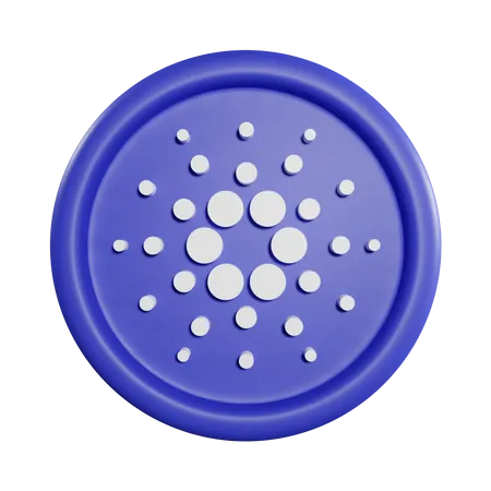 Cardano-Münze  3D Icon