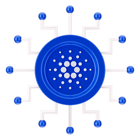 Cardano Network  3D Icon