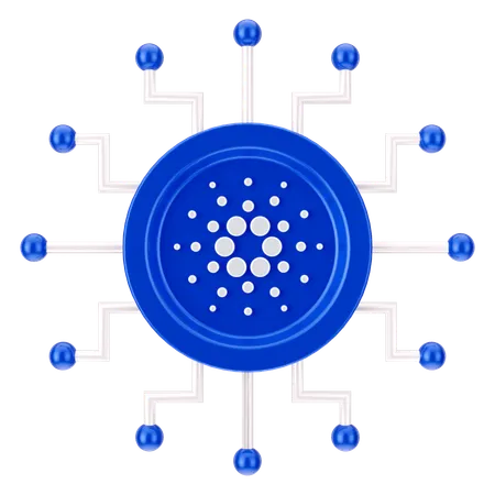 Cardano Network  3D Icon