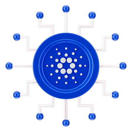 Cardano Network  3D Icon