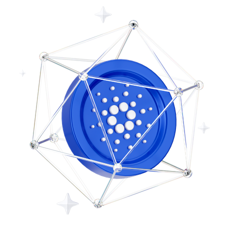 Cardano-Netzwerk  3D Icon