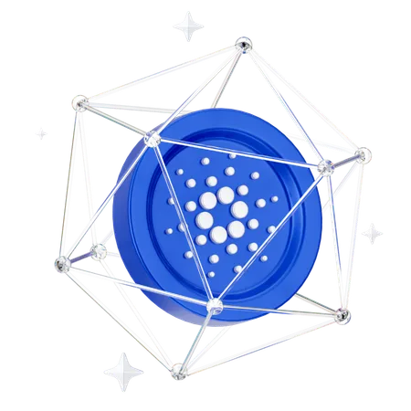 Cardano-Netzwerk  3D Icon