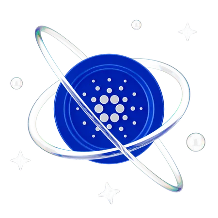 Cardano-Netzwerk  3D Icon