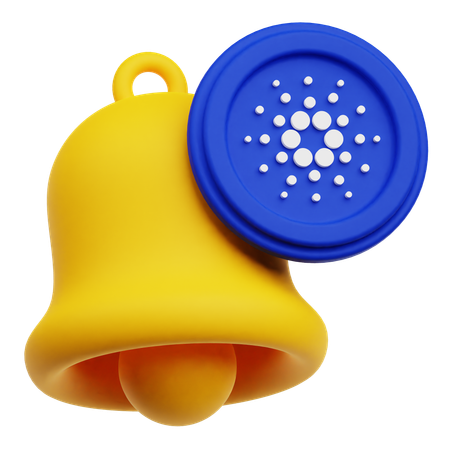 Cardano Notification  3D Icon