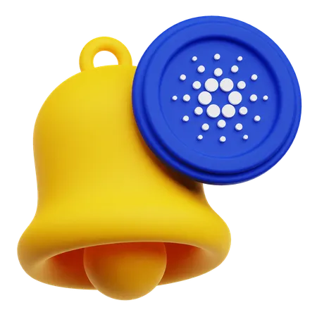 Cardano Notification  3D Icon