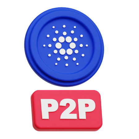 Cardano P 2 P  3D Icon