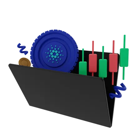 Carpeta de pisada Cardano  3D Illustration