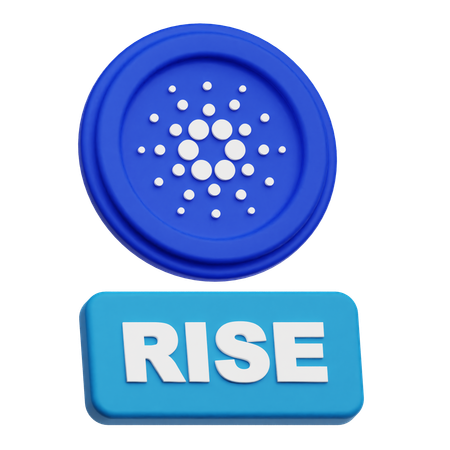 Cardano rise  3D Icon