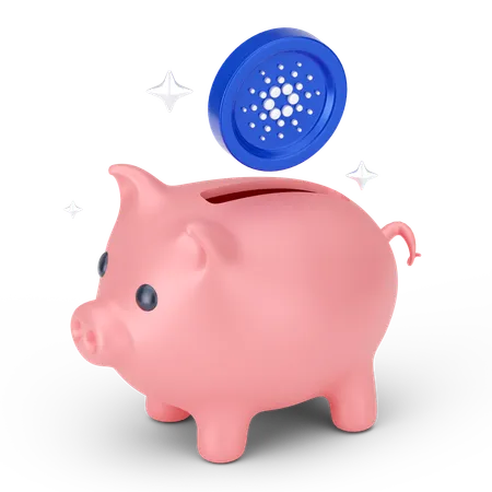 Cardano Savings  3D Icon