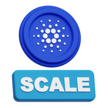 Cardano  scale  3D Icon