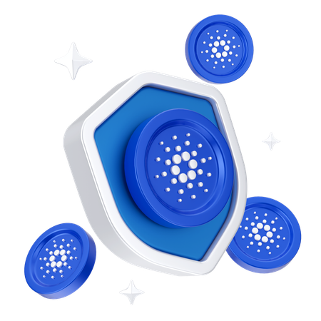 Cardano-Schild  3D Icon