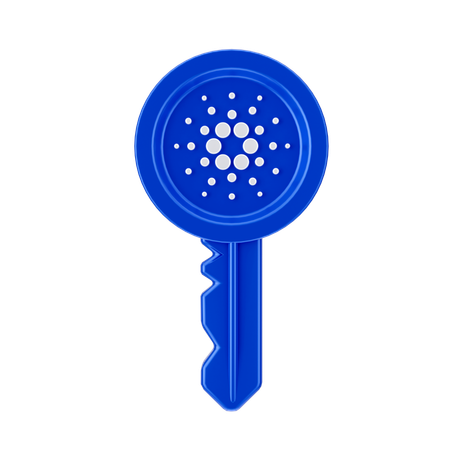 Cardano-Schlüssel  3D Icon