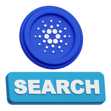 Cardano Search  3D Icon