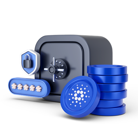 Cardano Security  3D Icon