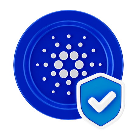 Cardano Security  3D Icon