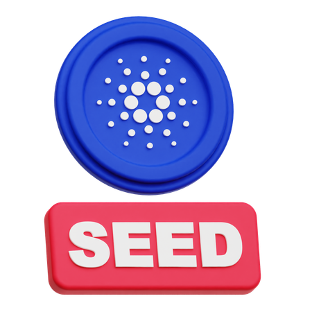 Cardano Seed  3D Icon
