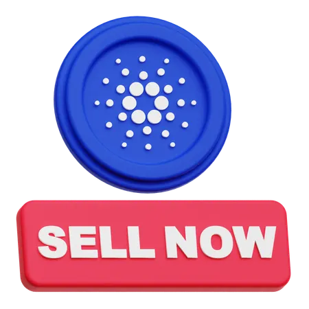 Cardano  sell now  3D Icon
