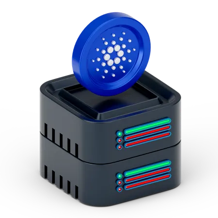 Cardano Server  3D Icon