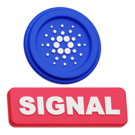Cardano  signal  3D Icon