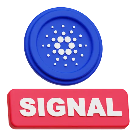 Cardano  signal  3D Icon