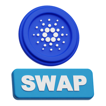 Cardano Swap  3D Icon