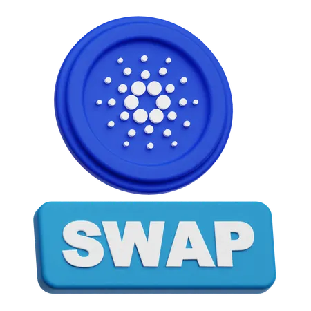 Cardano Swap  3D Icon