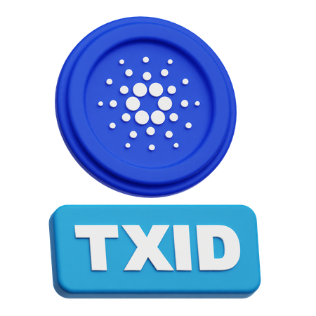 Cardano Txid  3D Icon