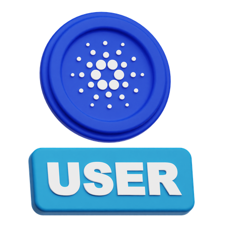 Cardano User  3D Icon