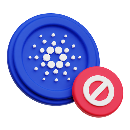 Cardano-Verbot  3D Icon