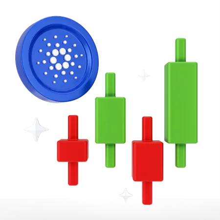 Cardano-Wachstum  3D Icon