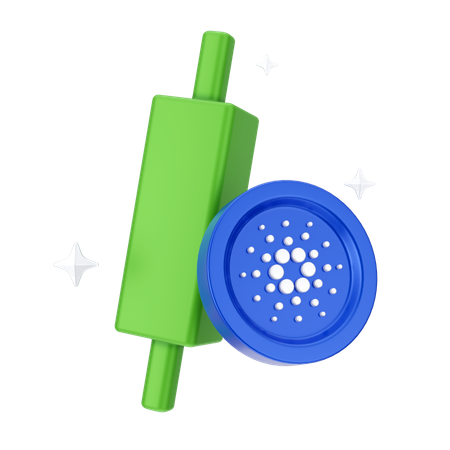 Cardano-Wachstum  3D Icon