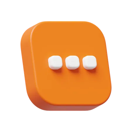 Cardápio  3D Icon