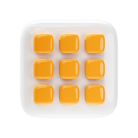 Cardápio  3D Icon