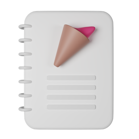 Cardápio  3D Icon