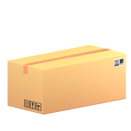 Cardboard Box  3D Icon