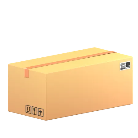 Cardboard Box  3D Icon