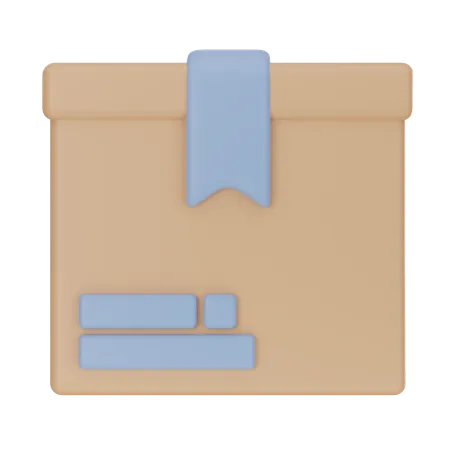 Cardboard Box  3D Icon