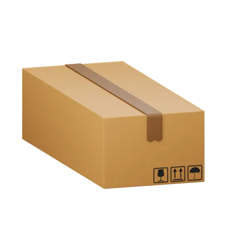 Cardboard Box  3D Icon