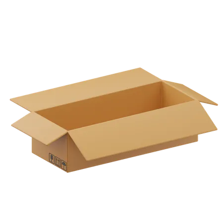 Cardboard Box  3D Icon