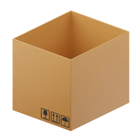 Cardboard Box  3D Icon