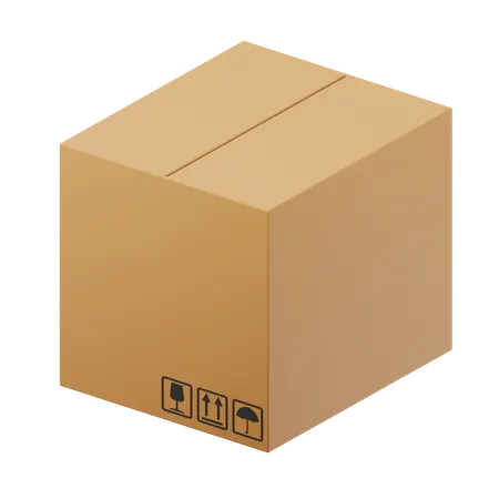 Cardboard Box  3D Icon