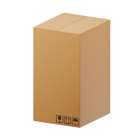 Cardboard Box  3D Icon