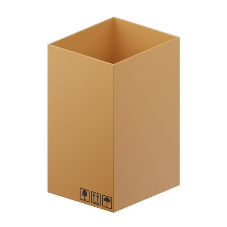 Cardboard Box  3D Icon