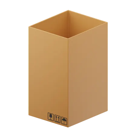 Cardboard Box  3D Icon