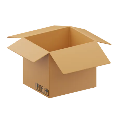 Cardboard Box  3D Icon